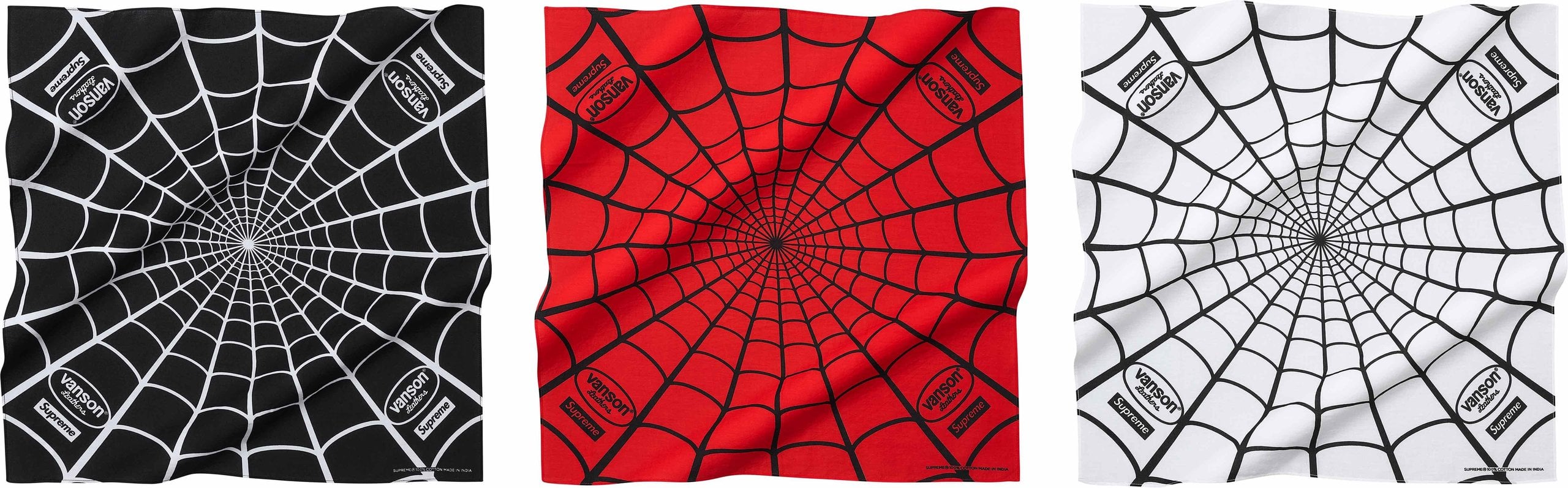 Supreme®/Vanson Leathers® Spider-Man Bandana